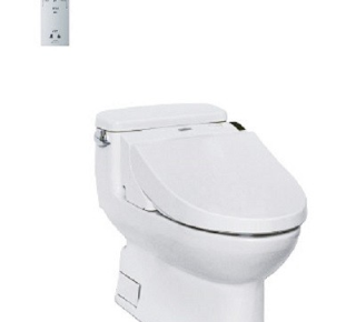 Bàn cầu kèm nắp rửa điện tử Washlet TOTO MS884W6