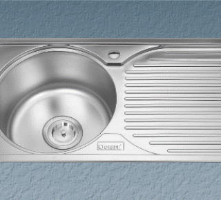 Chậu rửa bát inox 1 hộc có bàn Gorlde GD-0290
