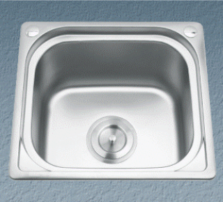 Chậu rửa bát inox 1 hộc Gorlde GD-011