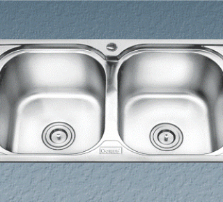 Chậu rửa bát inox 2 hộc cân Gorlde B210