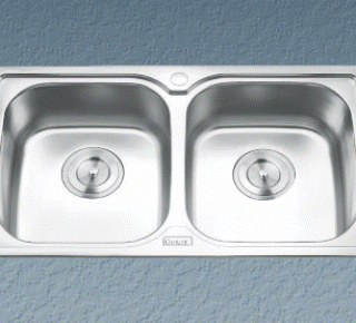 Chậu rửa bát inox 2 hộc cân Gorlde GD-5212