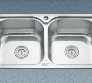 Chậu rửa bát inox 2 hộc cân Gorlde GD-5222