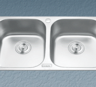 Chậu rửa bát inox 2 hộc cân Gorlde GD-5304