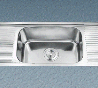 Chậu rửa bát inox 2 hộc có bàn Gorlde GD-5326