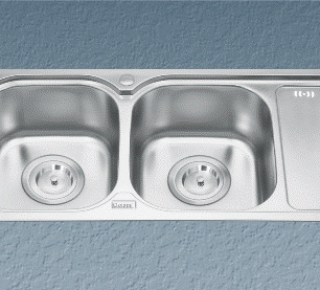 Chậu rửa bát inox 2 hộc có bàn Gorlde GD-5505