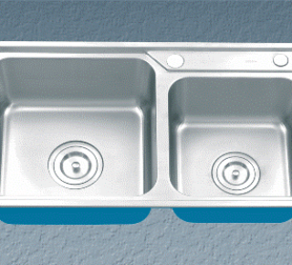 Chậu rửa bát cao cấp inox 304 kiểu 2 hố Gorlde GD-931