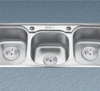 Chậu rửa bát inox 3 hộc Gorlde GD-5631