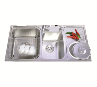 Chậu rửa bát Inox AMTS 9848 HR ( 9245HR )