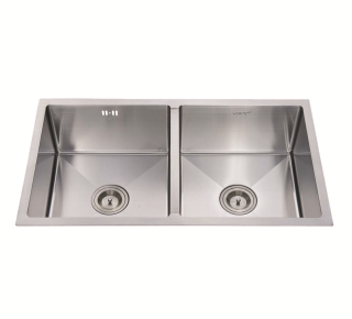 Chậu rửa bát inox dập nguyên khối AMTS 8045DR