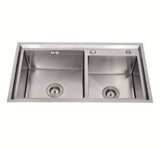 Chậu rửa bát inox dập nguyên khối AMTS 8246DP