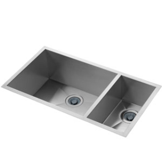 Chậu rửa bát inox đúc 2 hố lệch Daeshin SQS-2311