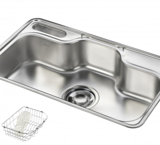 Chậu rửa bát Inox nhập khẩu Hàn Quốc SOBISUNG SB880-1