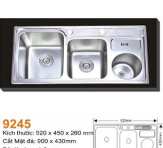 Chậu rửa bát inox Topy 9245