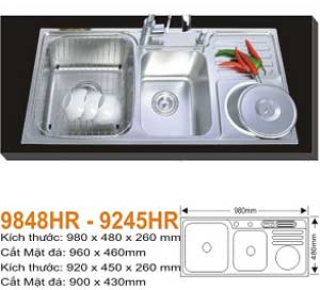 Chậu rửa bát inox Topy 9245HR