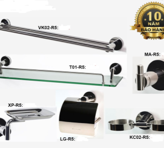 Bộ Phụ Kiện inox 304 6 món ARCHI R05