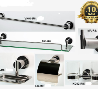 Bộ Phụ Kiện inox 304 6 món ARCHI R08