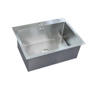 Chậu rửa bát đúc handmade 1 hố Inox 304 Picenza HM6045