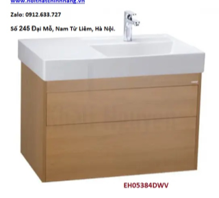 Bộ tủ treo + chậu rửa Caesar EH05384DWV + LF5384