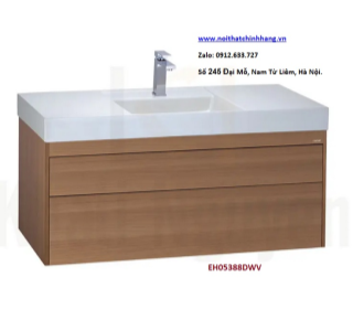Bộ tủ treo + chậu rửa Caesar EH05388DWV + LF5388