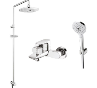 Bộ sen tắm nóng lạnh phun mưa TOTO TBW02002BA / TBG04302V / TBW01010A