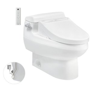 Bàn cầu 1 khối nắp rửa điện tử TOTO MS688W14