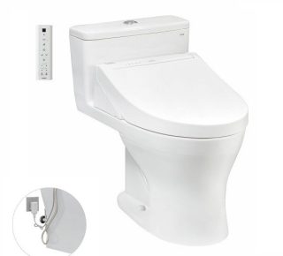 Bàn cầu 1 khối nắp rửa điện tử TOTO MS855CDW15