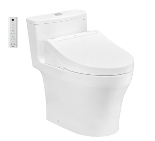 Bàn cầu 1 khối nắp rửa điện tử TOTO MS885CDW15