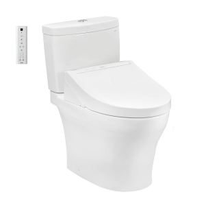 Bàn cầu 2 khối nắp rửa điện tử TOTO CS769CDRW15