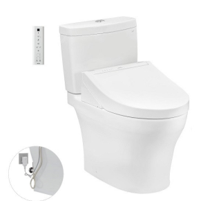 Bàn cầu 2 khối nắp rửa điện tử TOTO CS769DRW14