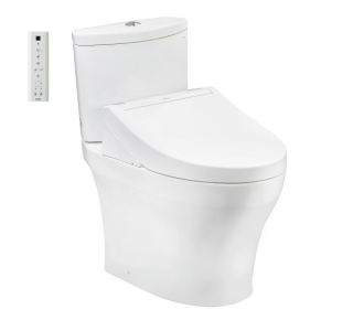 Bàn cầu 2 khối nắp rửa điện tử TOTO CS838CDW15