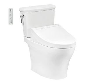 Bàn cầu 2 khối nắp rửa điện tử TOTO CS986GW14