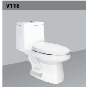 Bàn cầu 2 khối xả nhấn HC V118