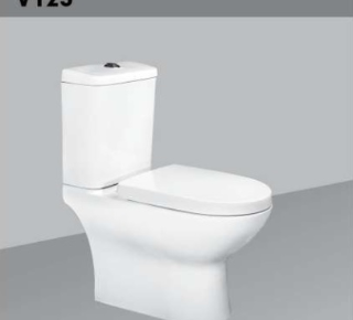 Bàn cầu 2 khối xả nhấn HC V123