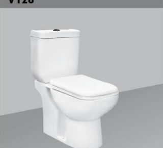 Bàn cầu 2 khối xả nhấn HC V126