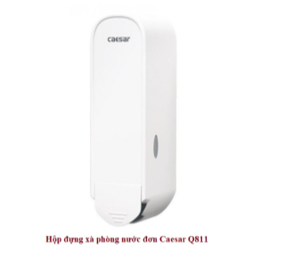 Hộp đựng xà phòng nước đơn Caesar Q811