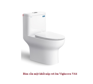 Bàn cầu 1 khối Viglacera V64