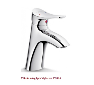 Vòi lavabo 1 chân nóng lạnh Viglacera VG114