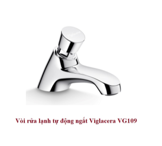 Vòi lavabo 1 đường lạnh tự ngắt Viglacera VG109
