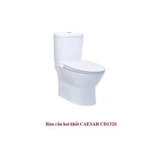 Bồn Cầu 2 Khối Nắp Êm CAESAR CD1320