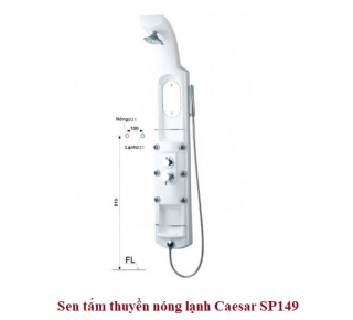 Sen tắm thuyền acrilic nóng lạnh Caesar SP149