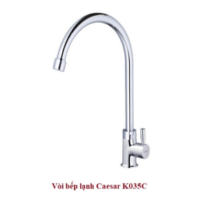 Vòi bếp gắn chậu 1 đường lạnh CAESAR K035C