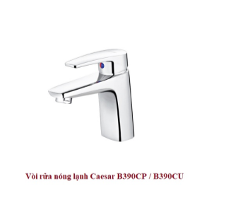 Vòi lavabo nóng lạnh Caesar B390CU / B390CP