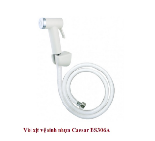 Vòi xịt nhựa vệ sinh phòng tắm Caesar BS306A