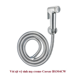 Vòi Xịt vệ sinh mạ Crome CAESAR BS304CW