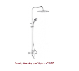 Sen cây tắm nóng lạnh tay sen massage 5 chế độ Viglacera VG597