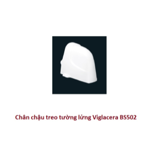 Chân chậu treo tường dạng lửng Viglacera BS502