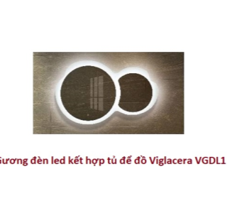 Gương đèn led kết hợp tủ để đồ Viglacera VGDL1