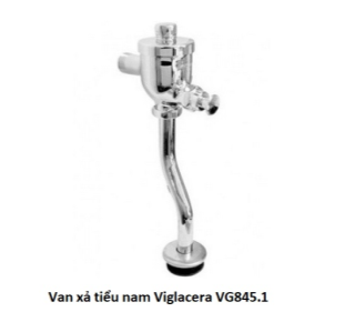 Van xả nhấn tiểu nam Viglacera VG845.1