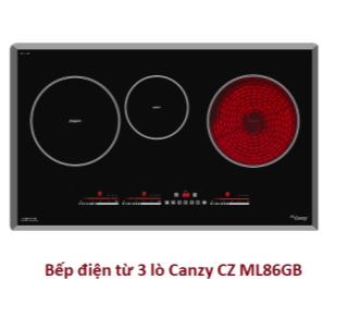 Bếp điện từ 3 lò CANZY CZ ML86GB