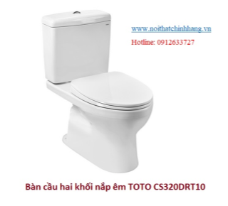 Bàn cầu 2 khối nắp êm TOTO CS320DRT10